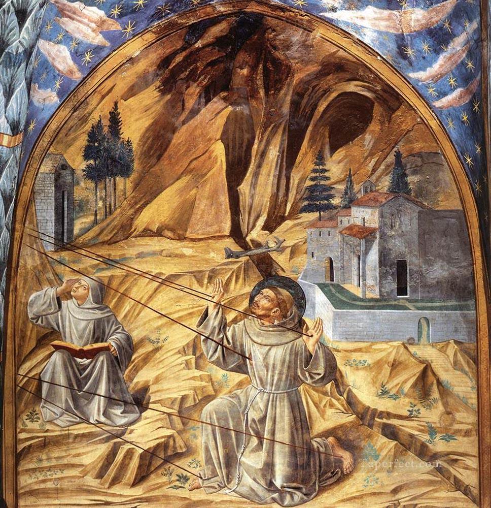 聖フランシスコの生涯の場面 場面 11 南の壁 ベノッツォ・ゴッツォーリ油絵